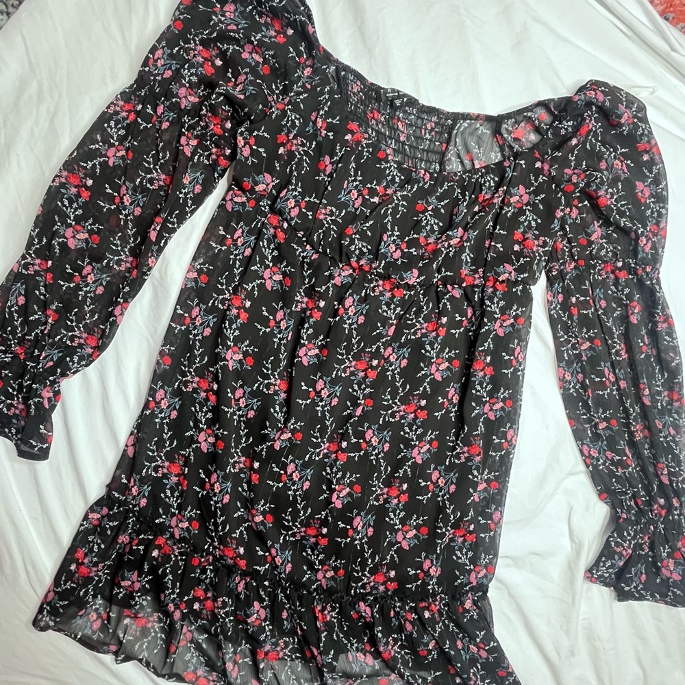 Floral Long Sleeve Dress